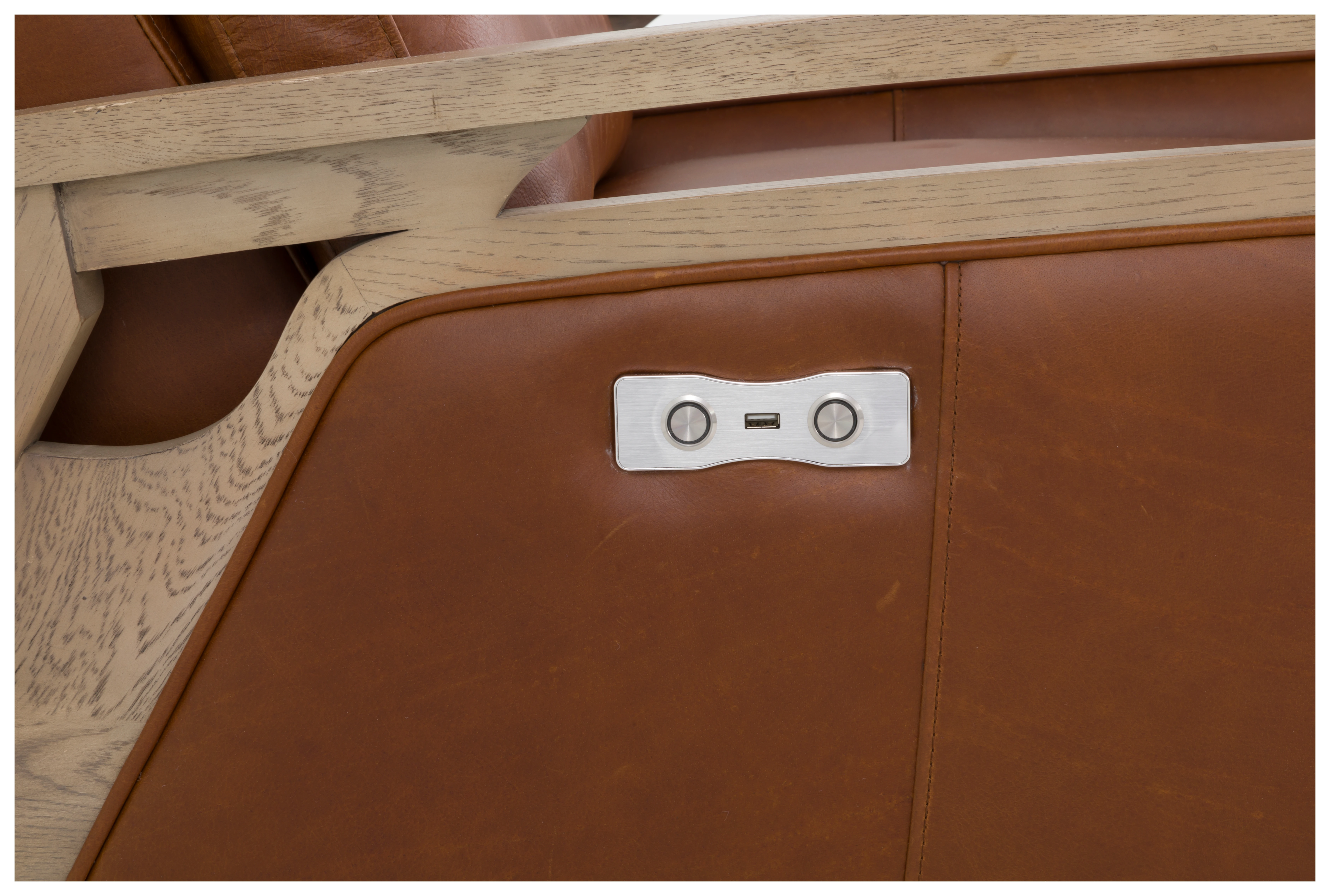 Fairfield The Leather Reserve,Ready-to-Ship Upholstery Power Recliner