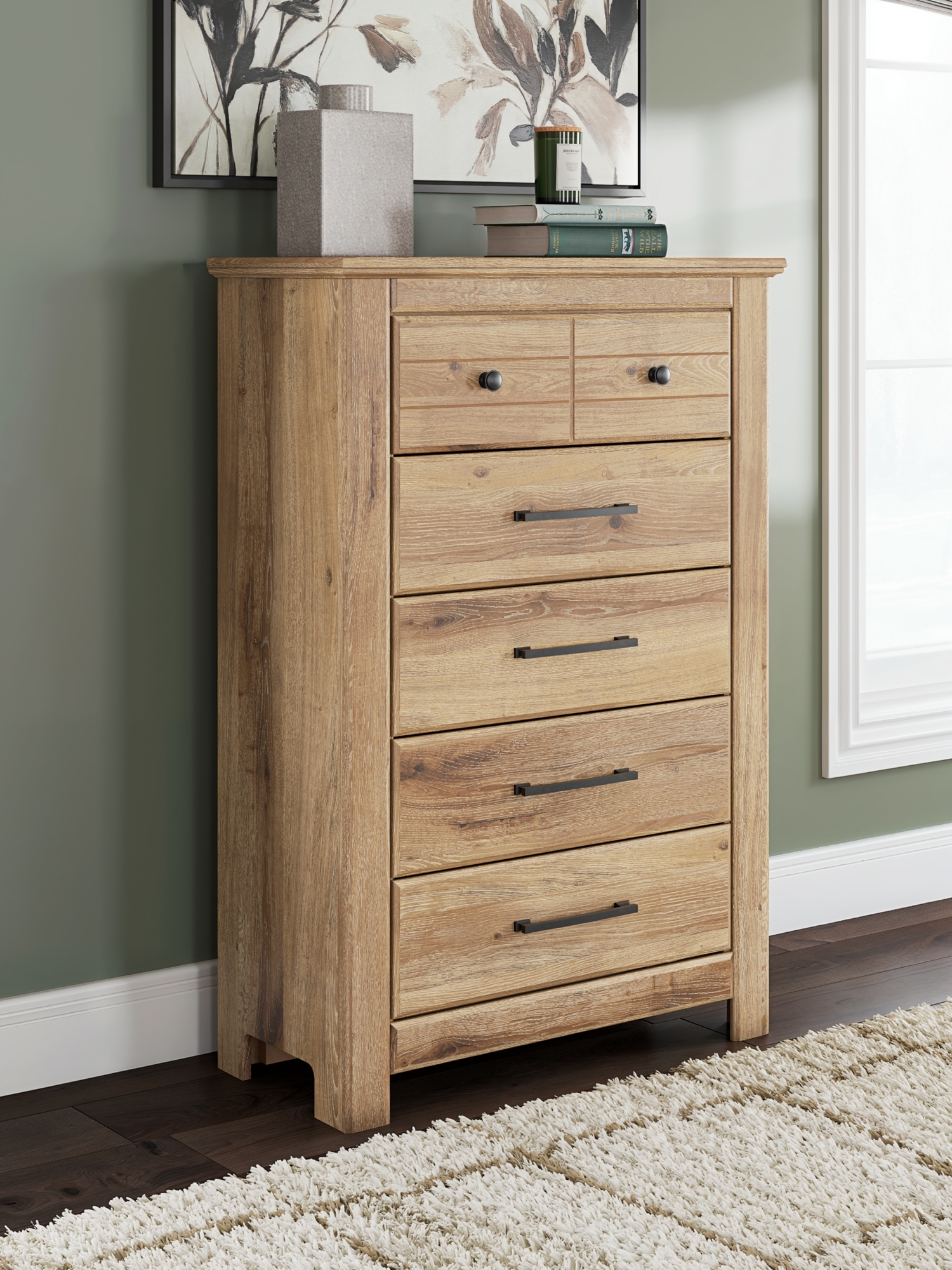 Signature Design by Ashley Makidern Five Drawer Chest