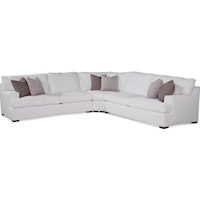 Contemporary 3-Piece Wedge Sectional