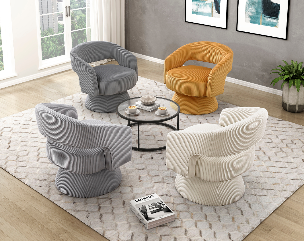 Homelegance Upton Swivel Accent Chair