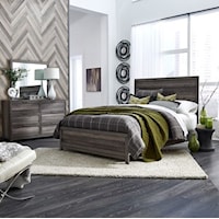 Contemporary 3-Piece Queen Panel Bedroom Set