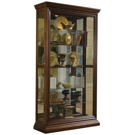 Living Room Sliding Door Curio Cabniet