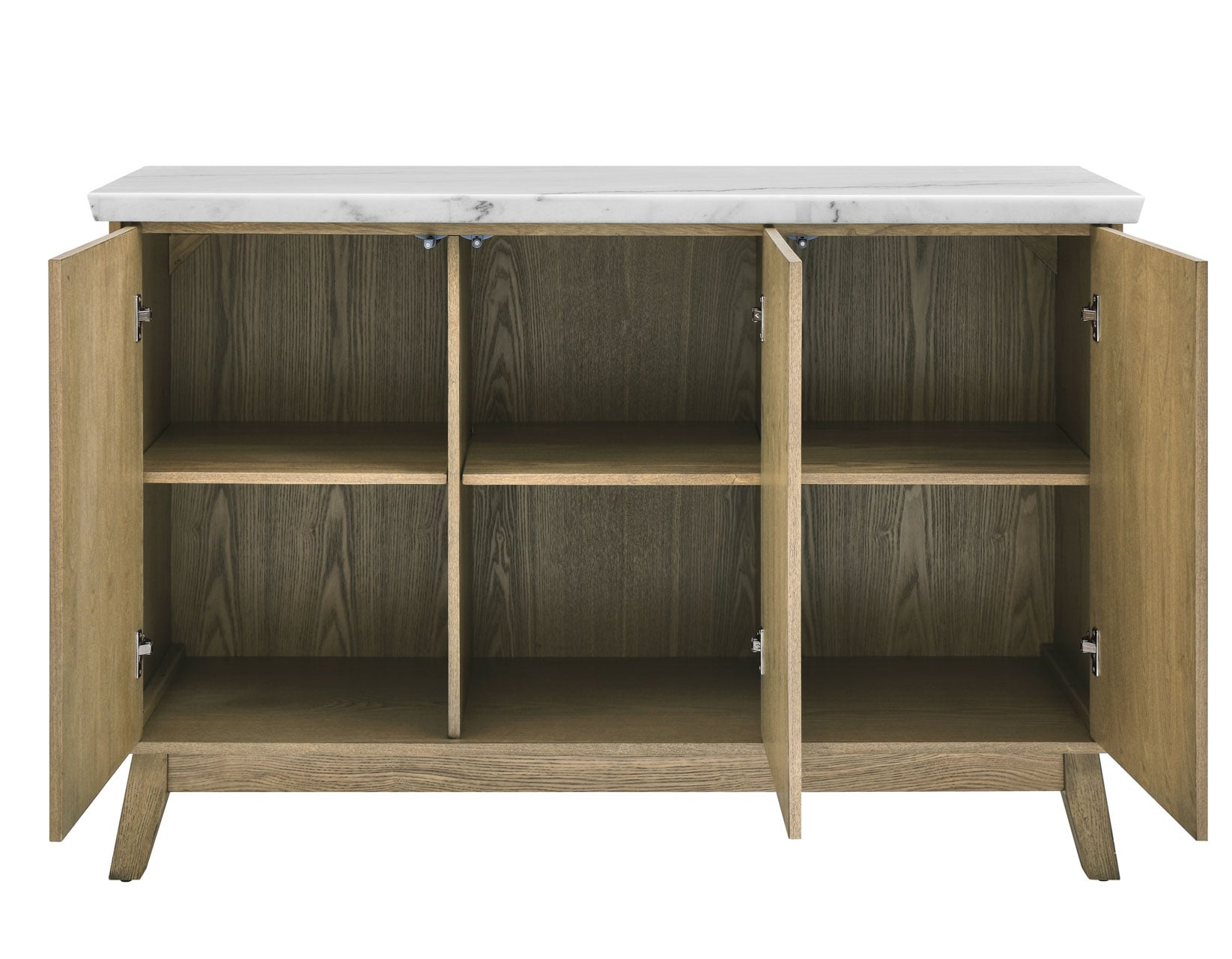 White Marble Top Server