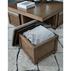 Ashley Furniture Signature Design Boardernest Coffee Table with 4 Stools