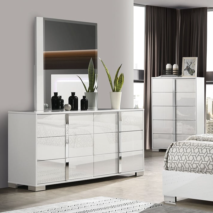 Furniture of America Sinistra 5-Piece Queen Bedroom Set