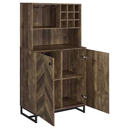 Mendoza Home Bar Cabinet Wine Storage