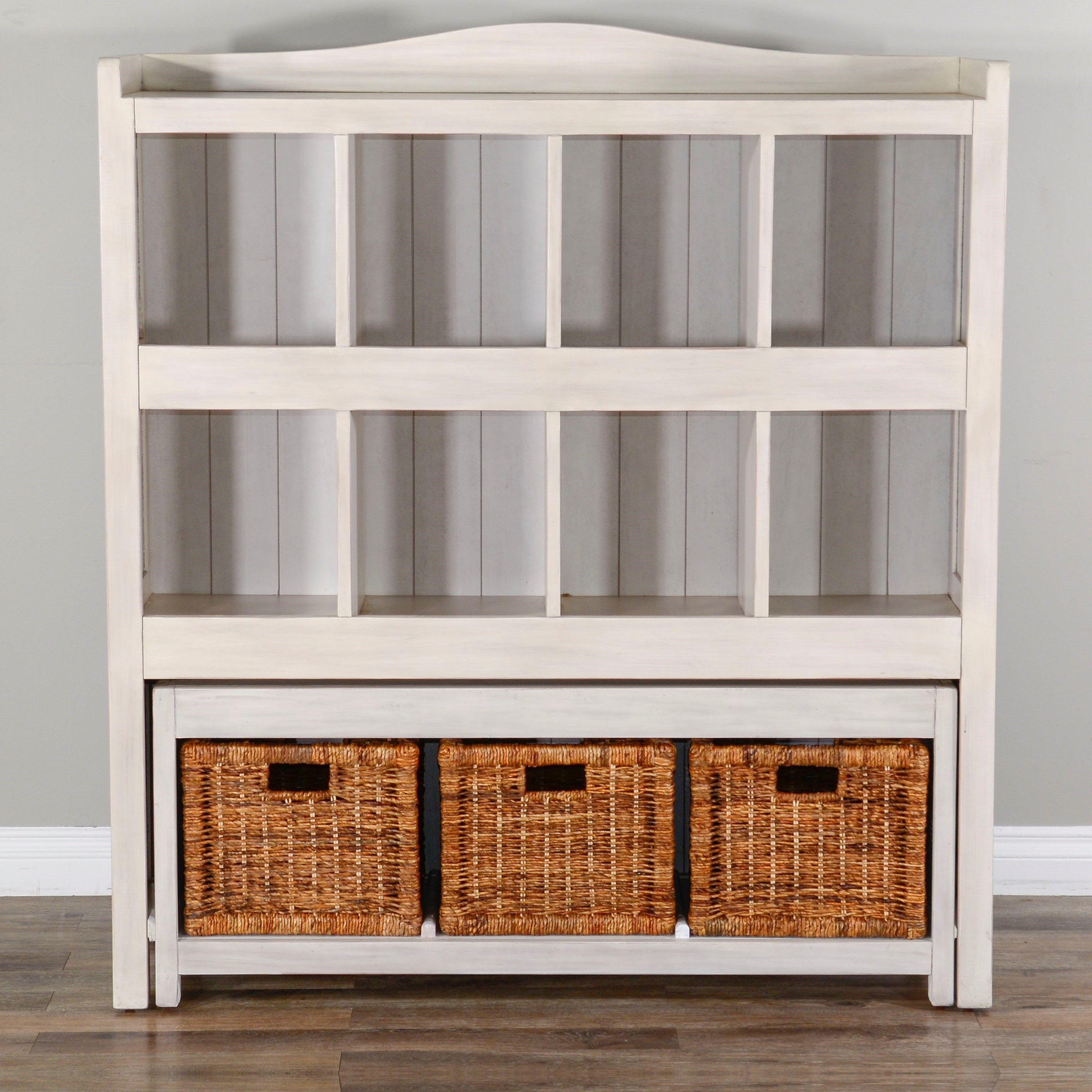 Storage Bookcase w/ Trundle Bench