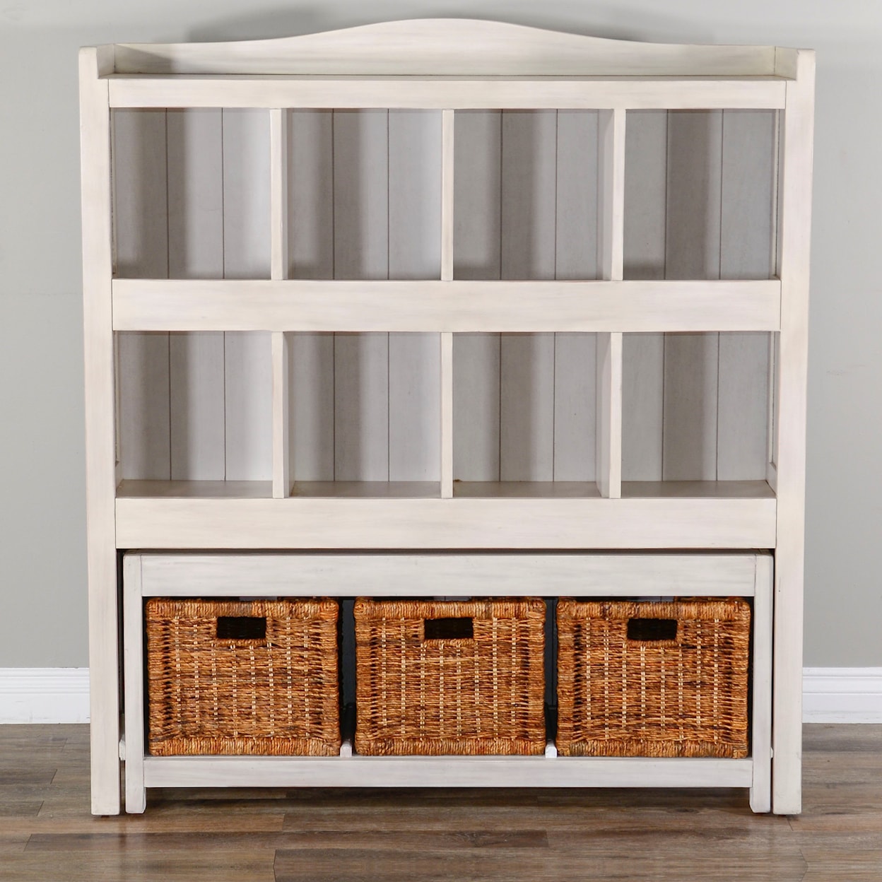 Sunny Designs 2993 Storage Bookcase w/ Trundle Bench