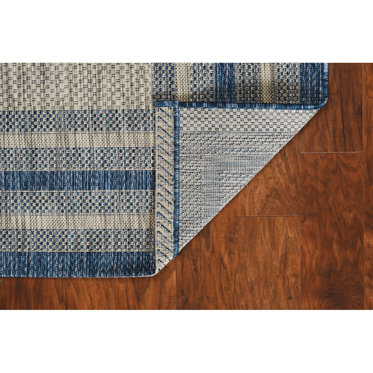 Kas Provo 7'10" x 10'10" Grey/Denim Cape Cod Rug