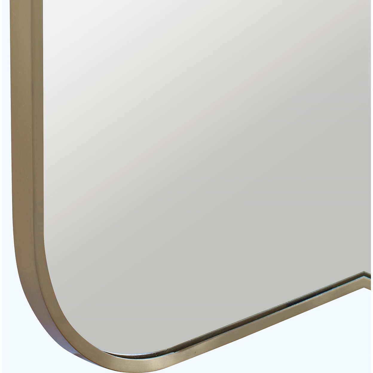Uttermost Mirrors - Oval Taft Plated Brass Mirror