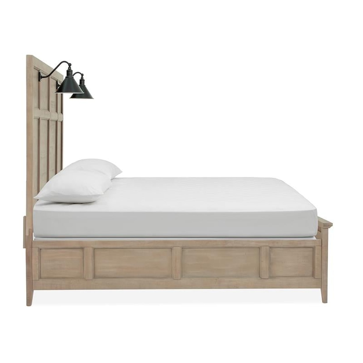 Magnussen Home Paxton Place Bedroom California King Lamp Panel Bed