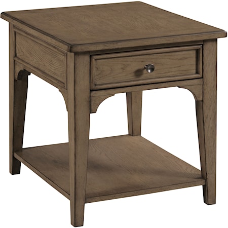 Transitional Beatrix End Table