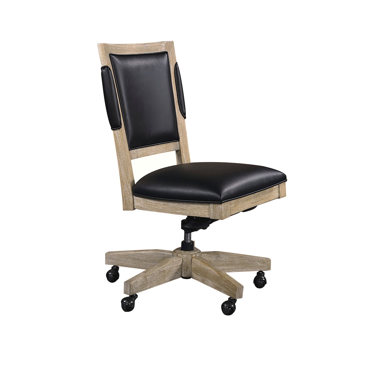 Aspenhome Harper Point Rolling Office Chair