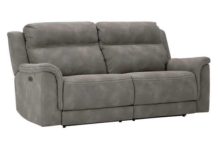 Next-Gen DuraPella 2-Seat Pwr Rec Sofa  w/ Adj Headrests by Signature Design by Ashley at Story & Lee Furniture
