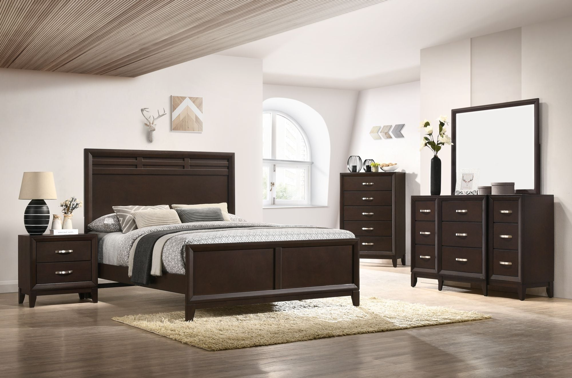 Queen Panel Bed