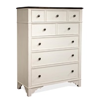 Cottage 5-Drawer Bedroom Chest with Felt-Lining