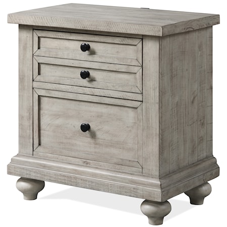 3-Drawer Nightstand