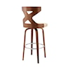 Armen Living Gayle 30" Swivel Upholstered Barstool