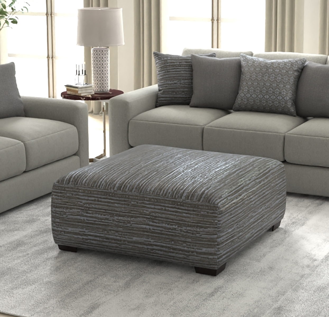 Square Cocktail Ottoman