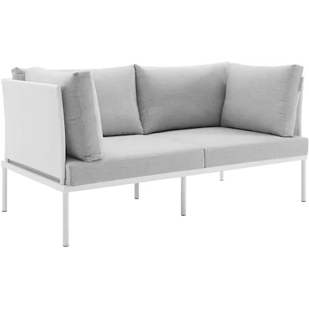 Outdoor Aluminum Loveseat