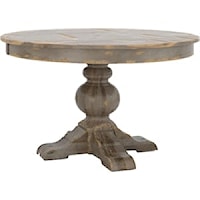 Farmhouse Round Wood Table