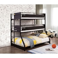 Industrial Triple Decker Bunk Bed 