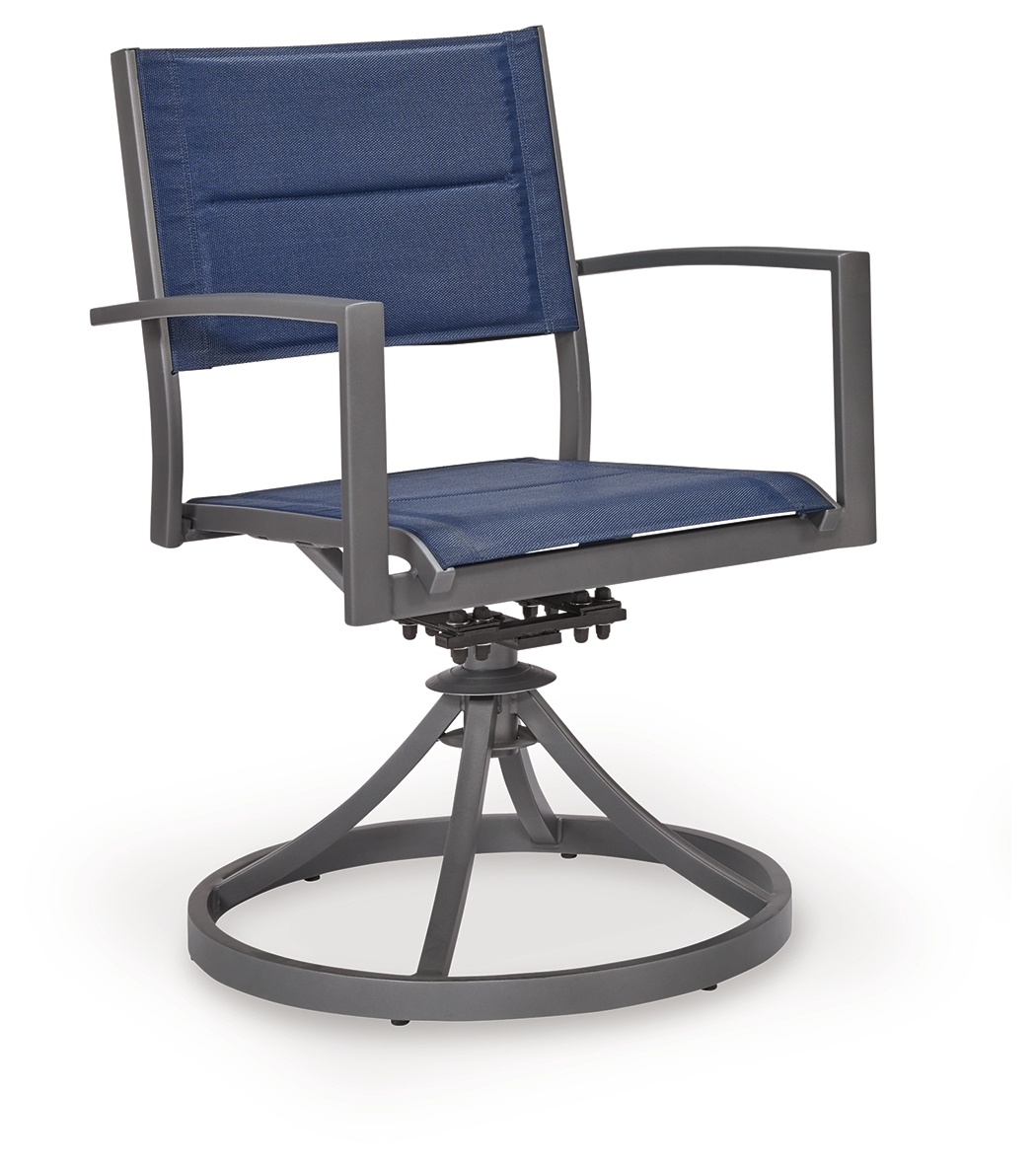 Signature Design by Ashley Rocky Creek Sling Swivel Chair (Set Of 2)