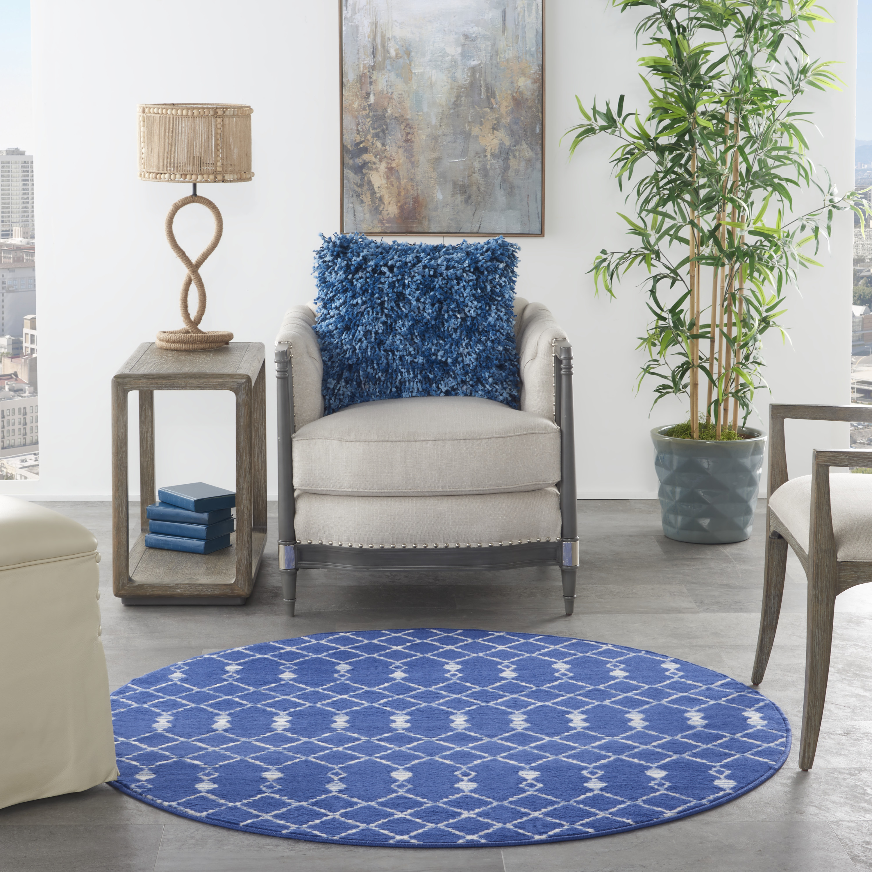 Nourison Whimsicle 5' Round  Rug