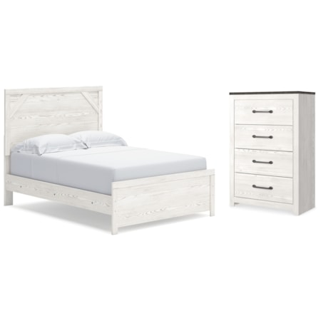 Full Panel Bed And Chest