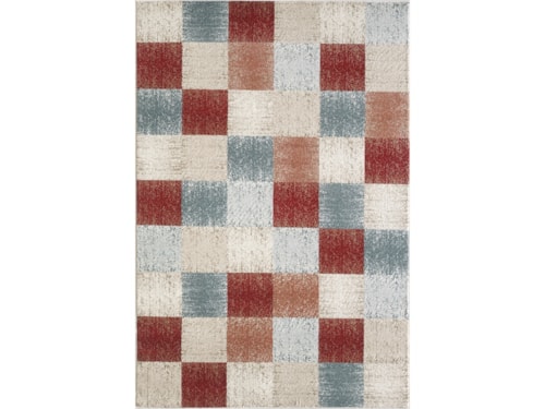 5'3" x 7'7" Brown Rectangle Rug
