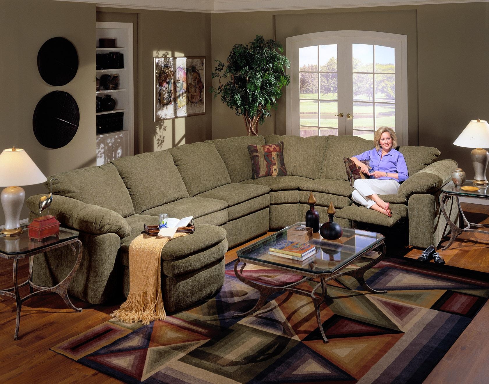England Seneca Falls/Lackawanna 5-Piece Reclining Sectional Sofa