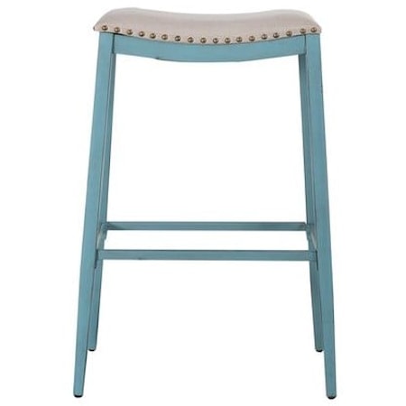 Backless Upholstered Barstool