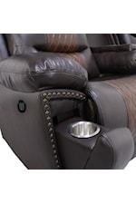 New Classic Nikko Casual Power Reclining Sofa with Drop Down Table