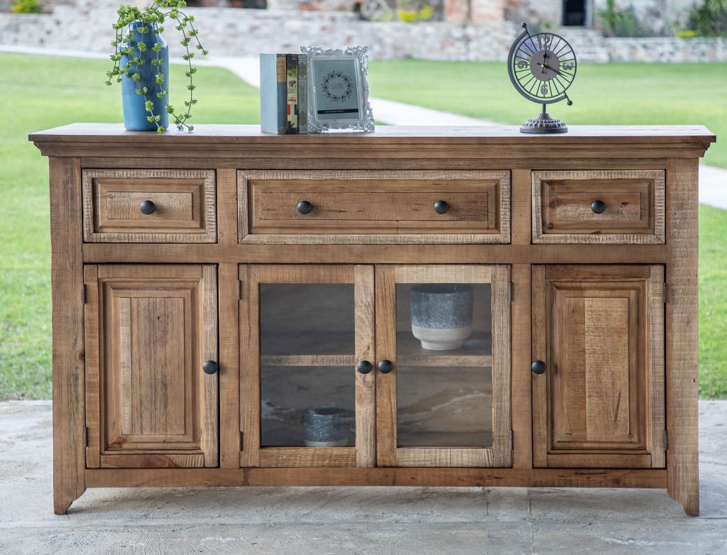 3-Door Server with Drawers