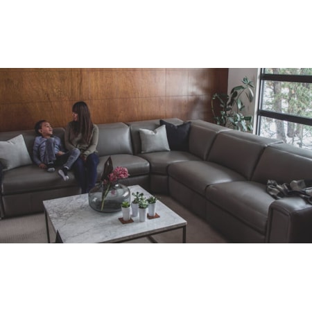 Titan 5-Seat Power Reclining Sectional Sofa