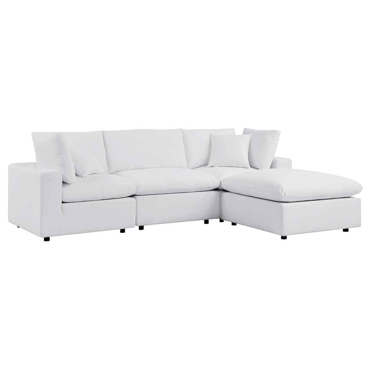 Modway Commix Outdoor 4-Piece Sectional Sofa