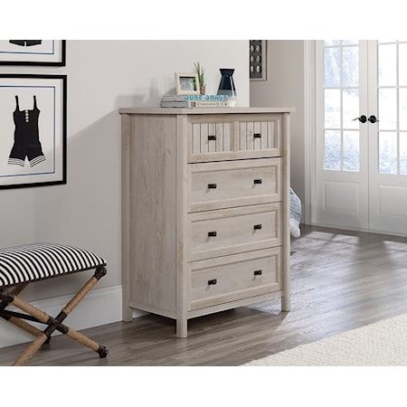 Cottage 4-Drawer Chest with Easy-Glide Drawers