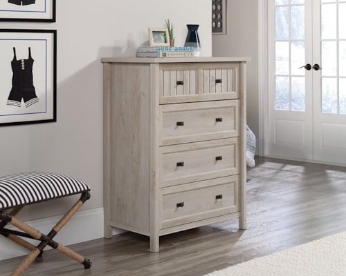 Cottage 4-Drawer Chest with Easy-Glide Drawers