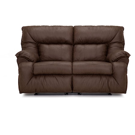 Casual Power Reclining Loveseat w/ Integrated USB Port
