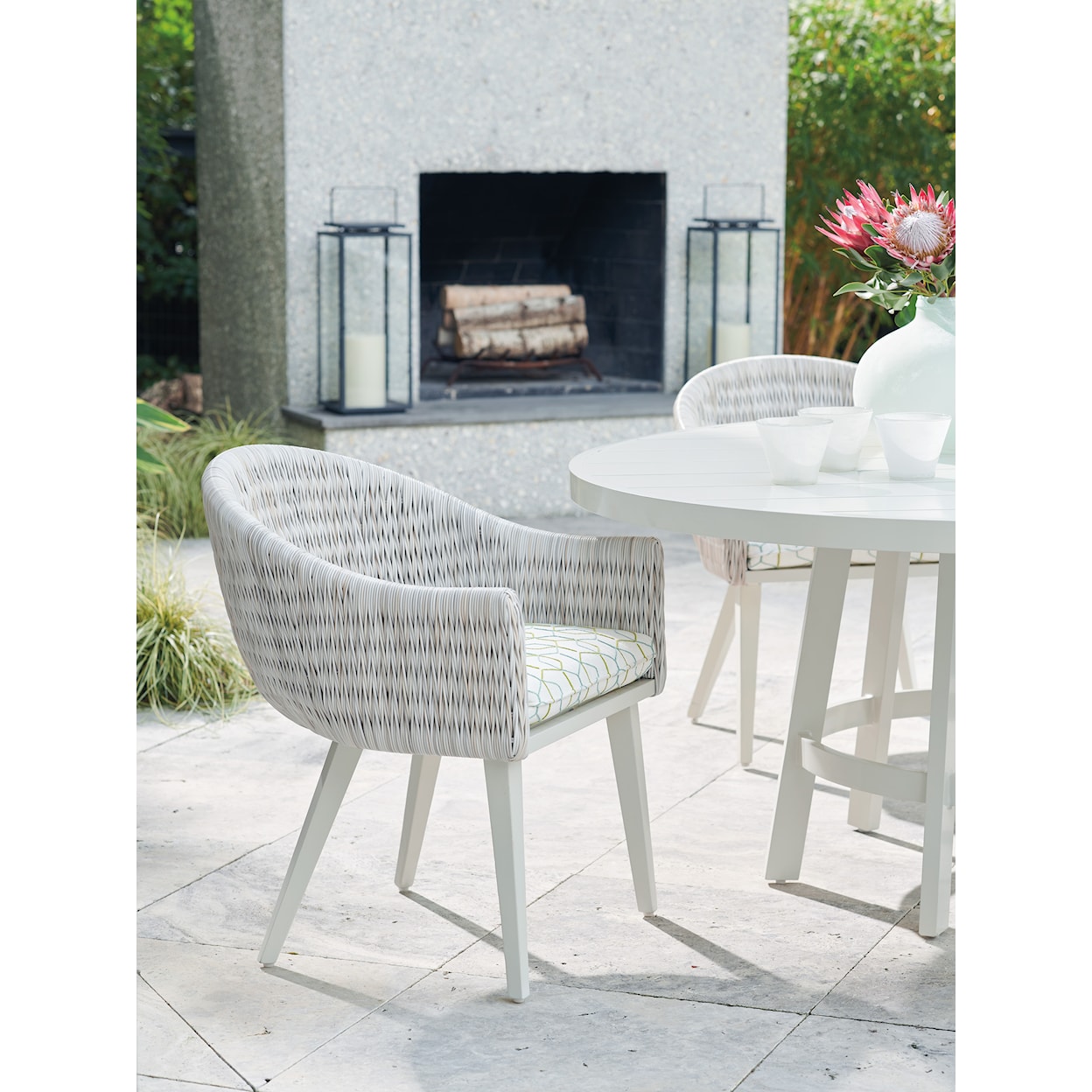 Tommy Bahama Outdoor Living Seabrook Outdoor Dining Host Chair