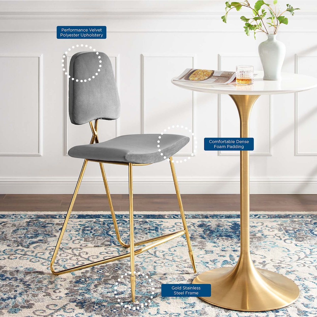 Modway Ponder Bar Stool