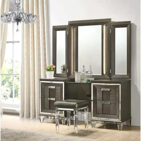 TRINITY BRONZE VANITY SET | *