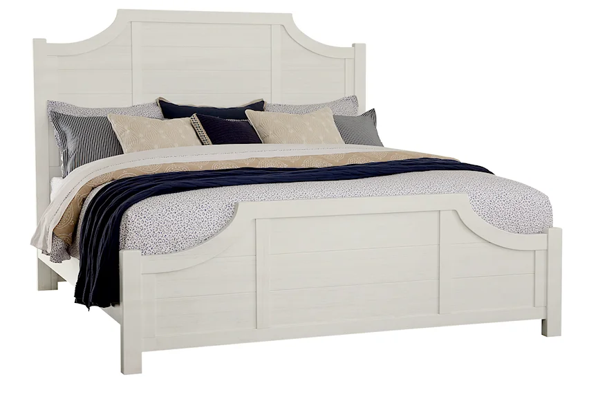 Maple Road Scalloped King Bed by Artisan & Post at Esprit Decor Home Furnishings