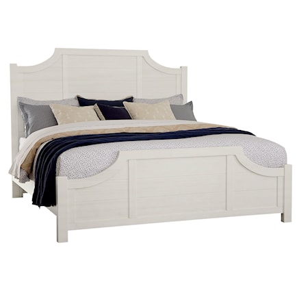 Scalloped King Bed