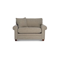 Transitional Sleeper Chair with Twin Mattress
