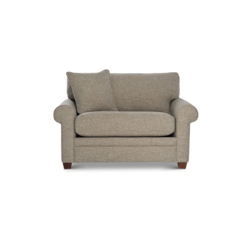 Transitional Sleeper Chair with Twin Mattress