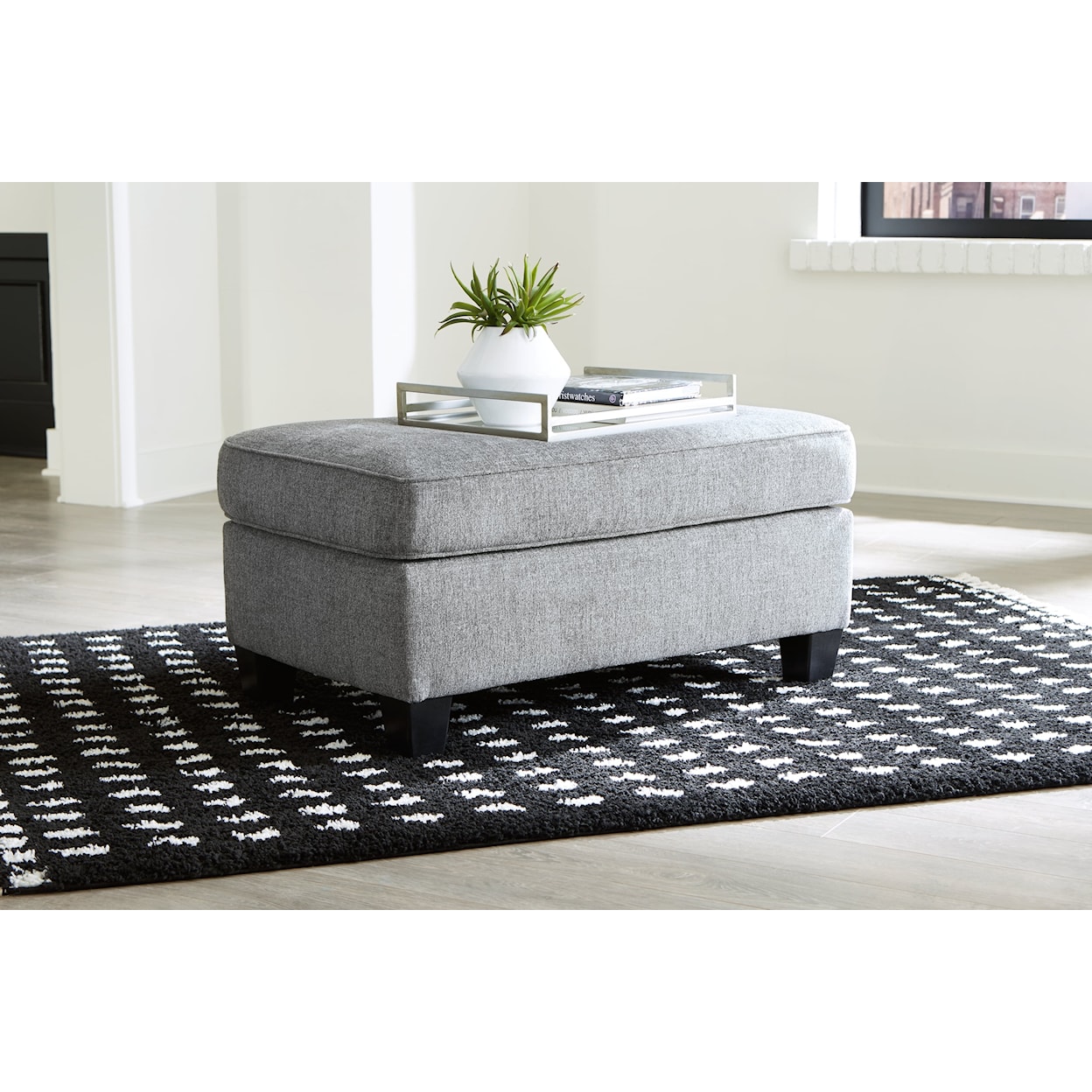 Ashley Furniture Benchcraft Mathonia Ottoman