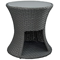 Round Outdoor Patio Side Table