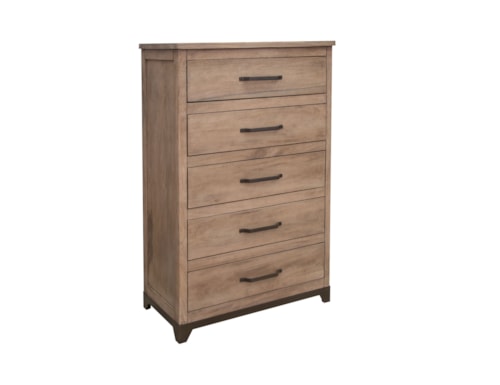 Transitional 5-Drawer Bedroom Chest