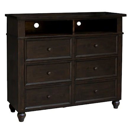 6-Drawer Media Chest